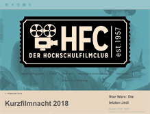 Tablet Screenshot of hochschulfilmclub.de